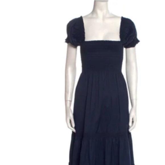 Tory Burch Square Neck Maxi Dress sz small - Picture 2 of 8